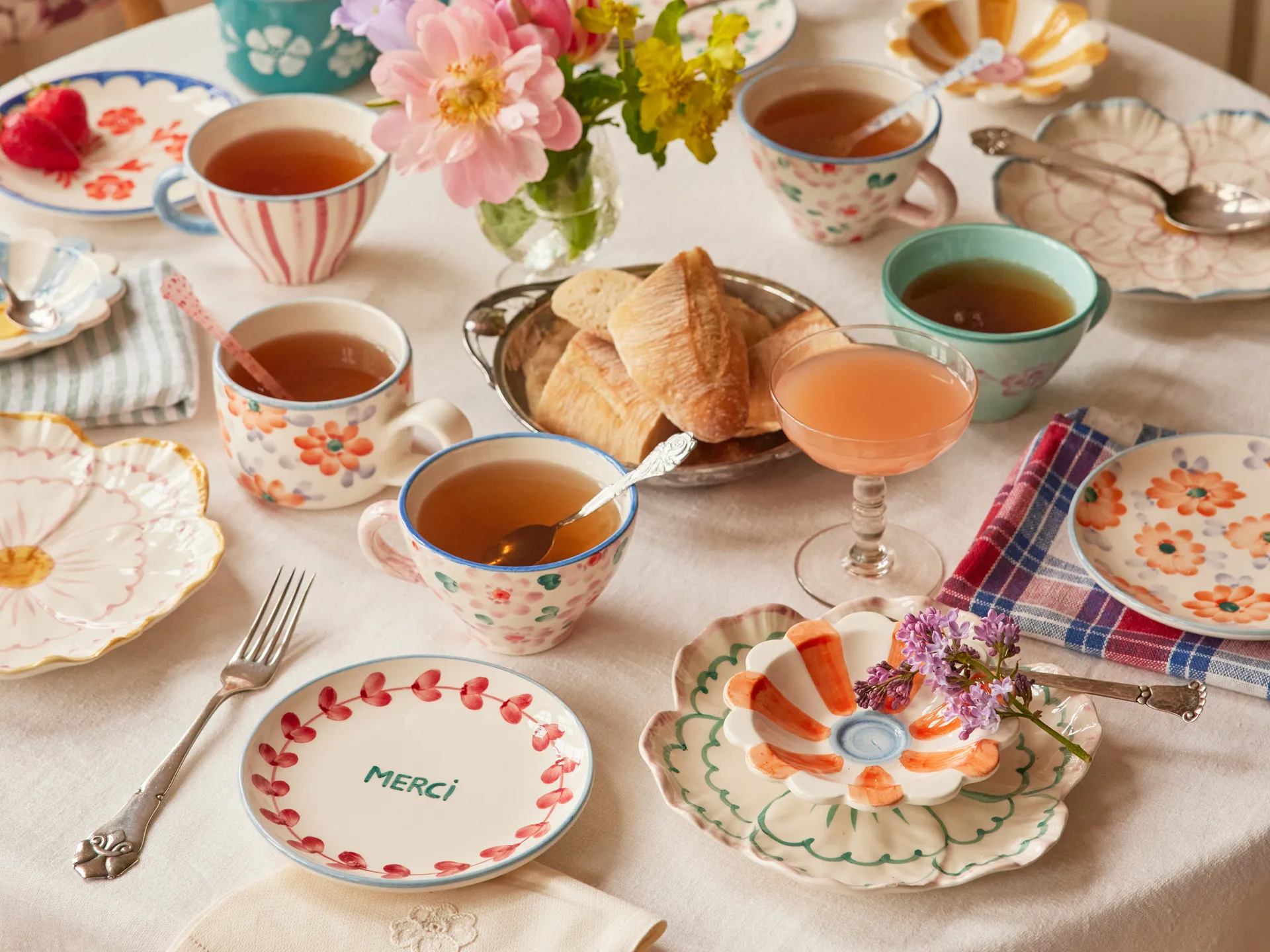 Théière céramique Rice, Stripes RICE