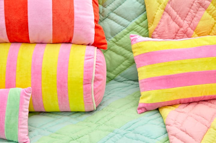 Traversin Rice 25x60 cm, Pink-yellow RICE