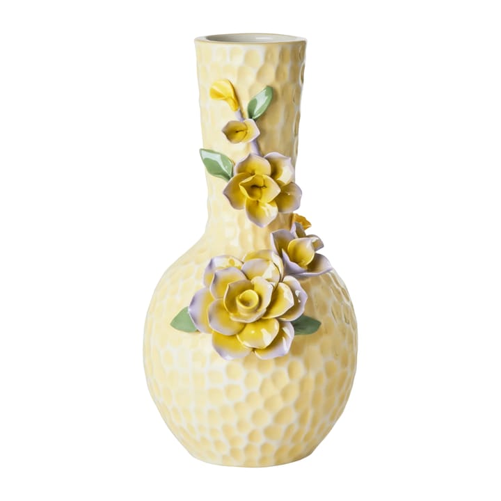 Vase Rice Flower Sculpture 25 cm - Cream - RICE