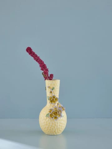 Vase Rice Flower Sculpture 25 cm - Cream - RICE
