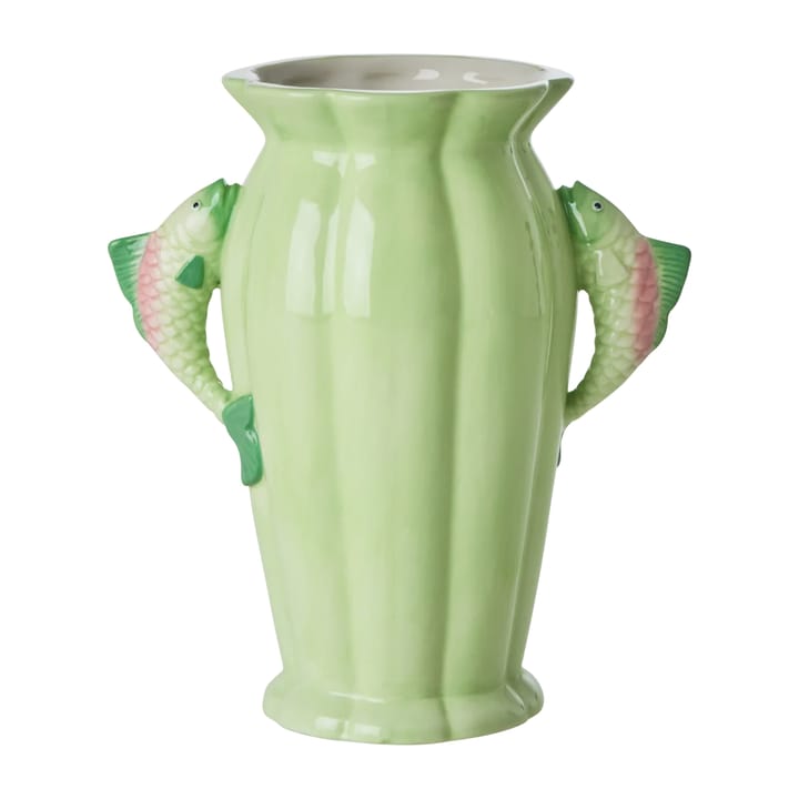 Vase Rice poisson 20 cm, Green RICE