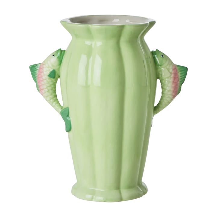 Vase Rice poisson 20 cm - Green - RICE