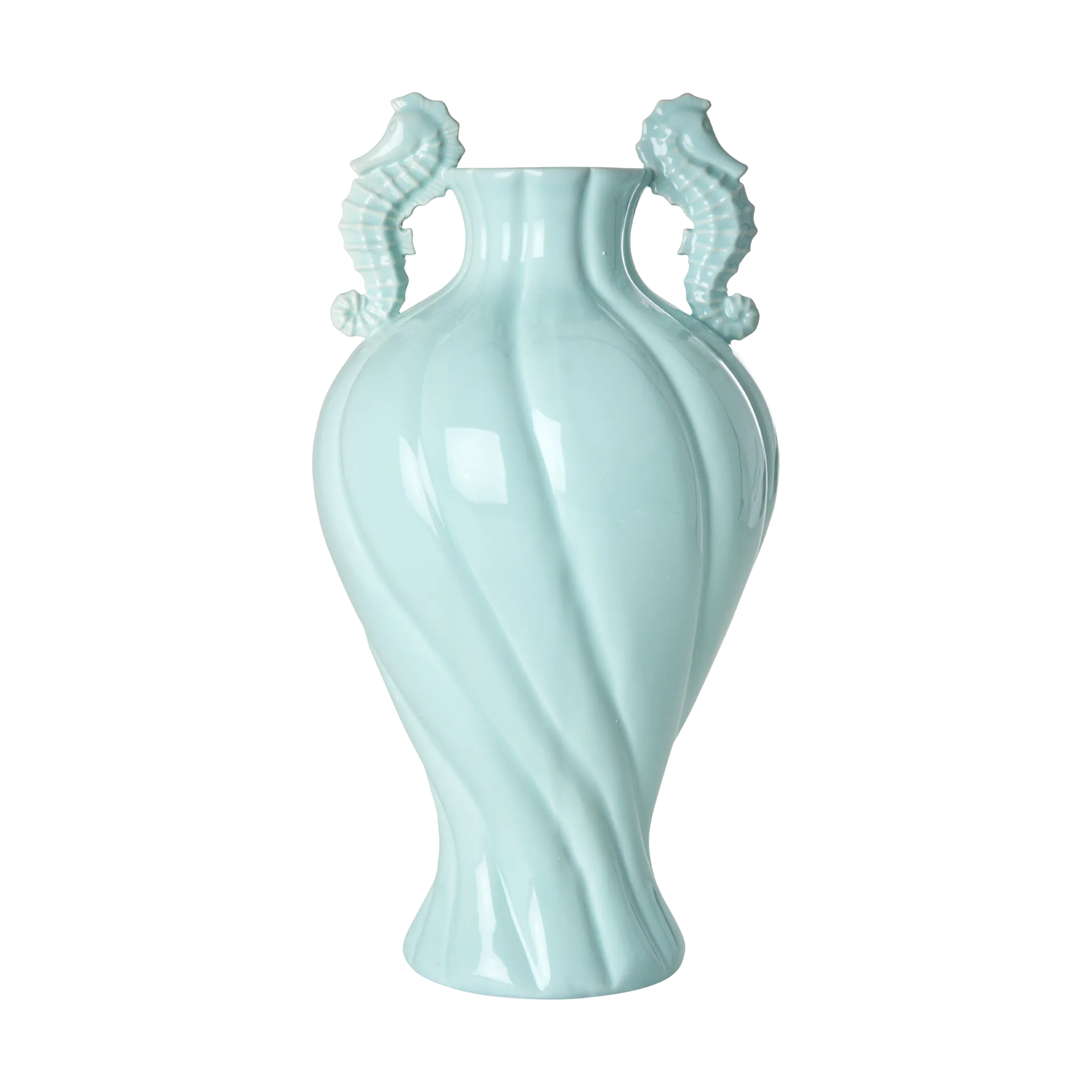 Vase Rice seahorse large 41,3 cm, Mint RICE