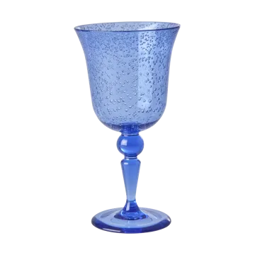 Verre à vin Rice Bubble Design 36 cl - Blue - RICE