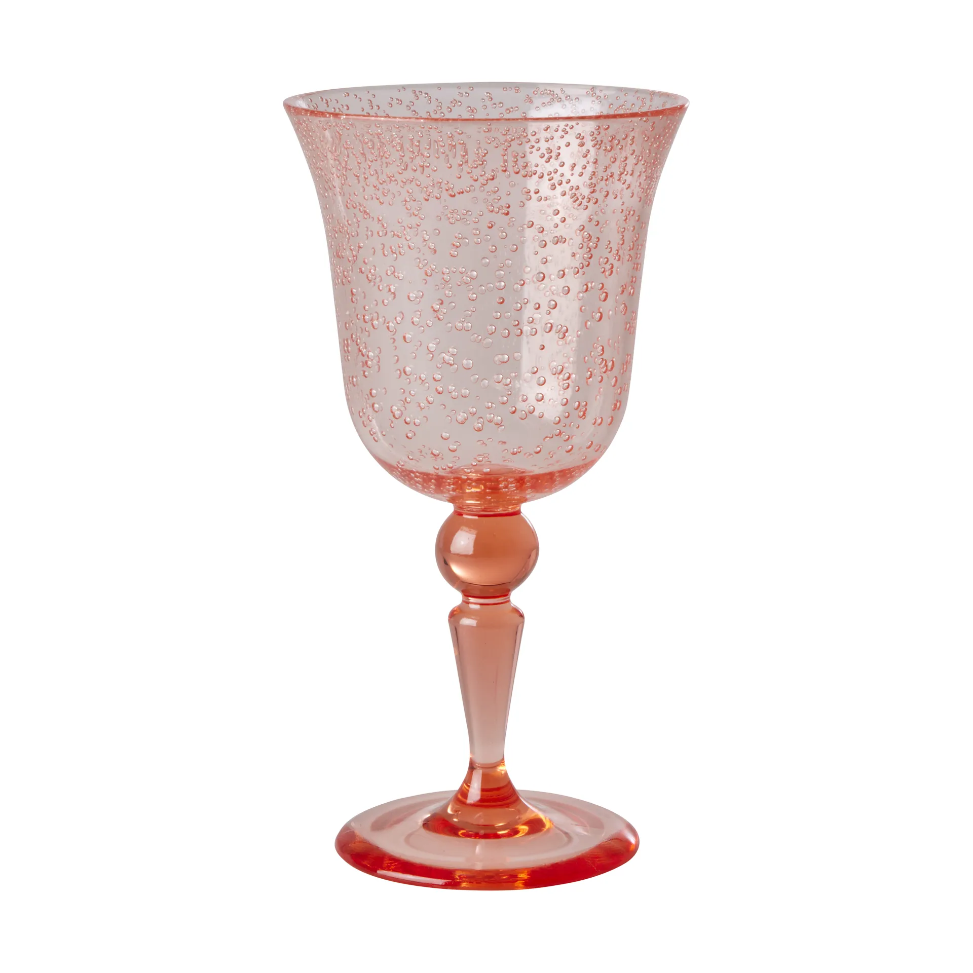 Verre à vin Rice Bubble Design 36 cl, Peach RICE