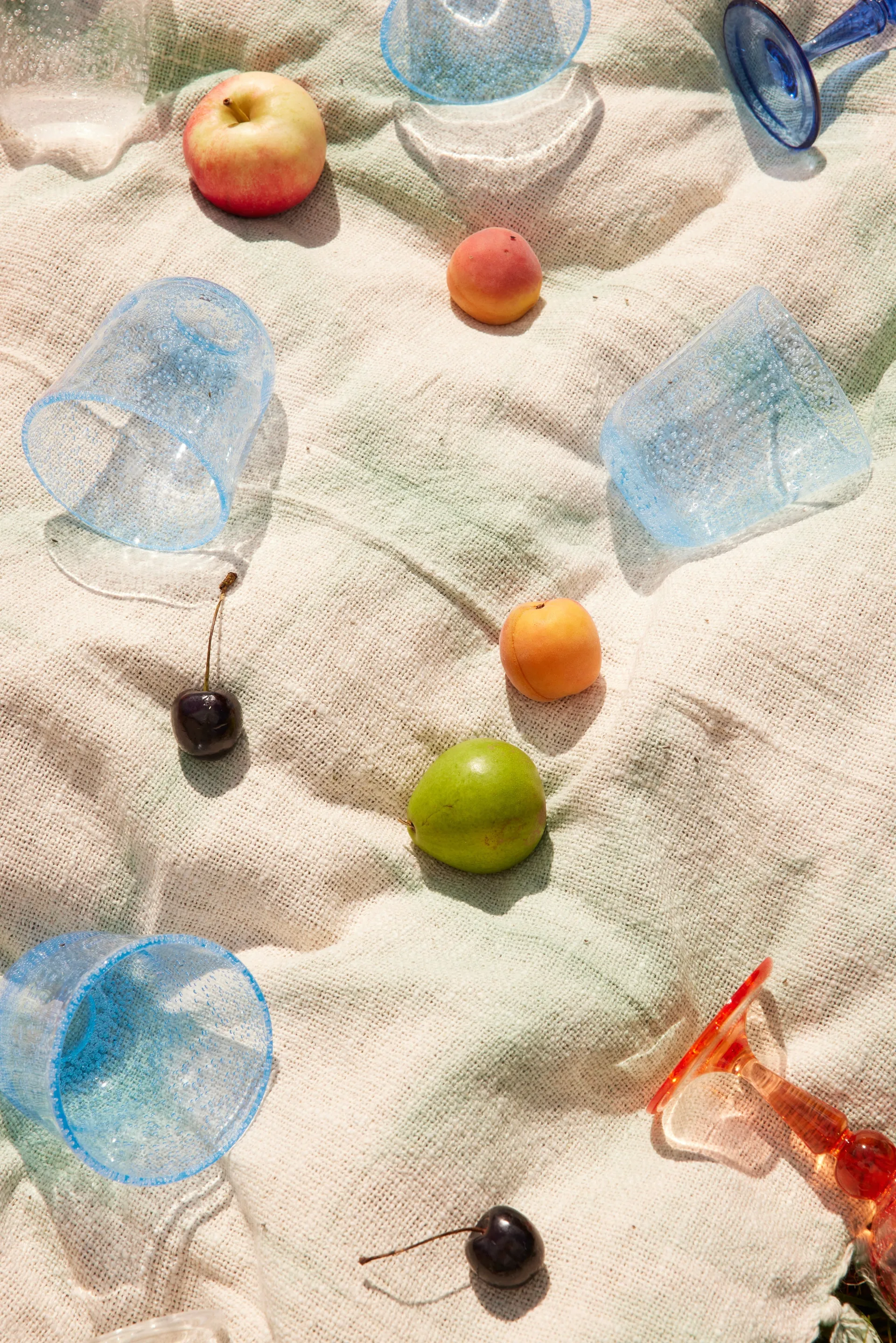 Verre tumbler Rice Bubble Design acrylique 41 cl, Mint RICE