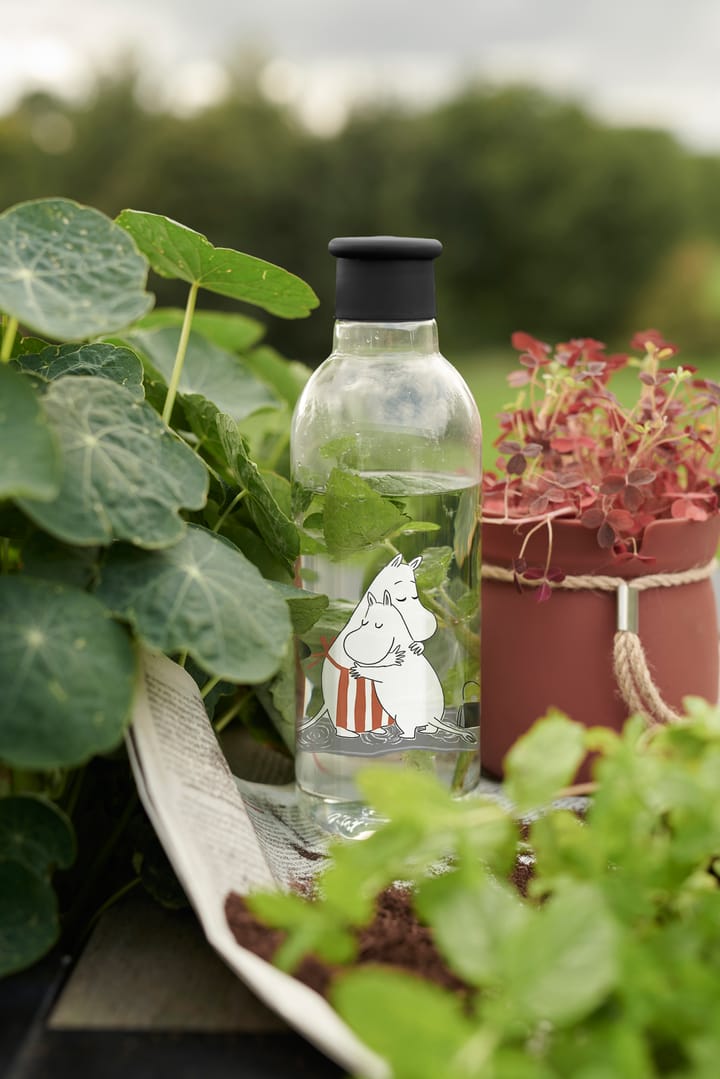 Bouteille à eau DRINK-IT Moomin 0,75 l, Black-red RIG-TIG
