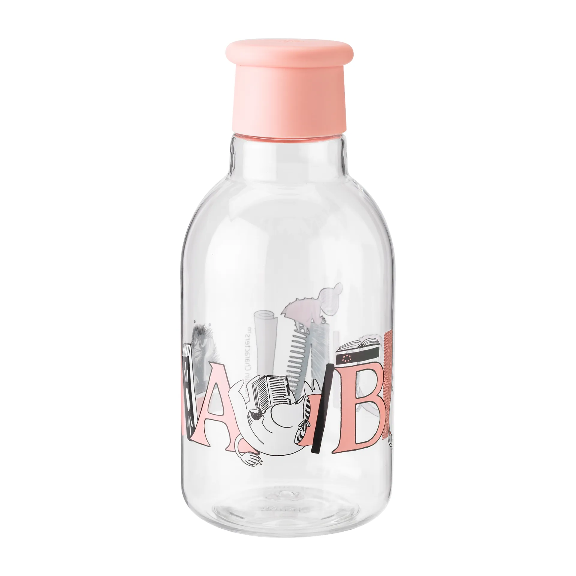 Bouteille à eau DRINK-IT Moomin ABC 0,5 litre, Salmon RIG-TIG