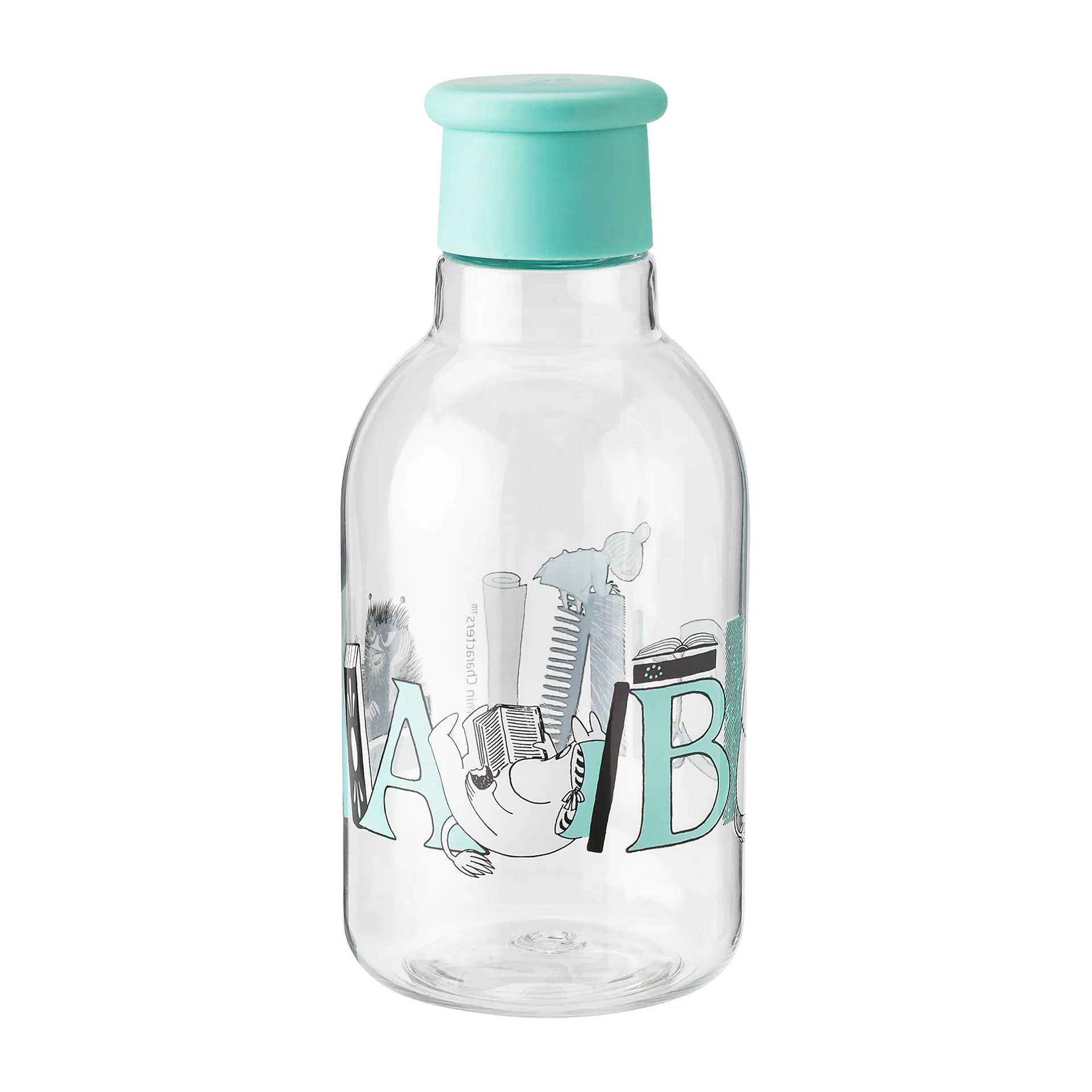 Bouteille à eau DRINK-IT Moomin ABC 0,5 litre, Turqouise RIG-TIG