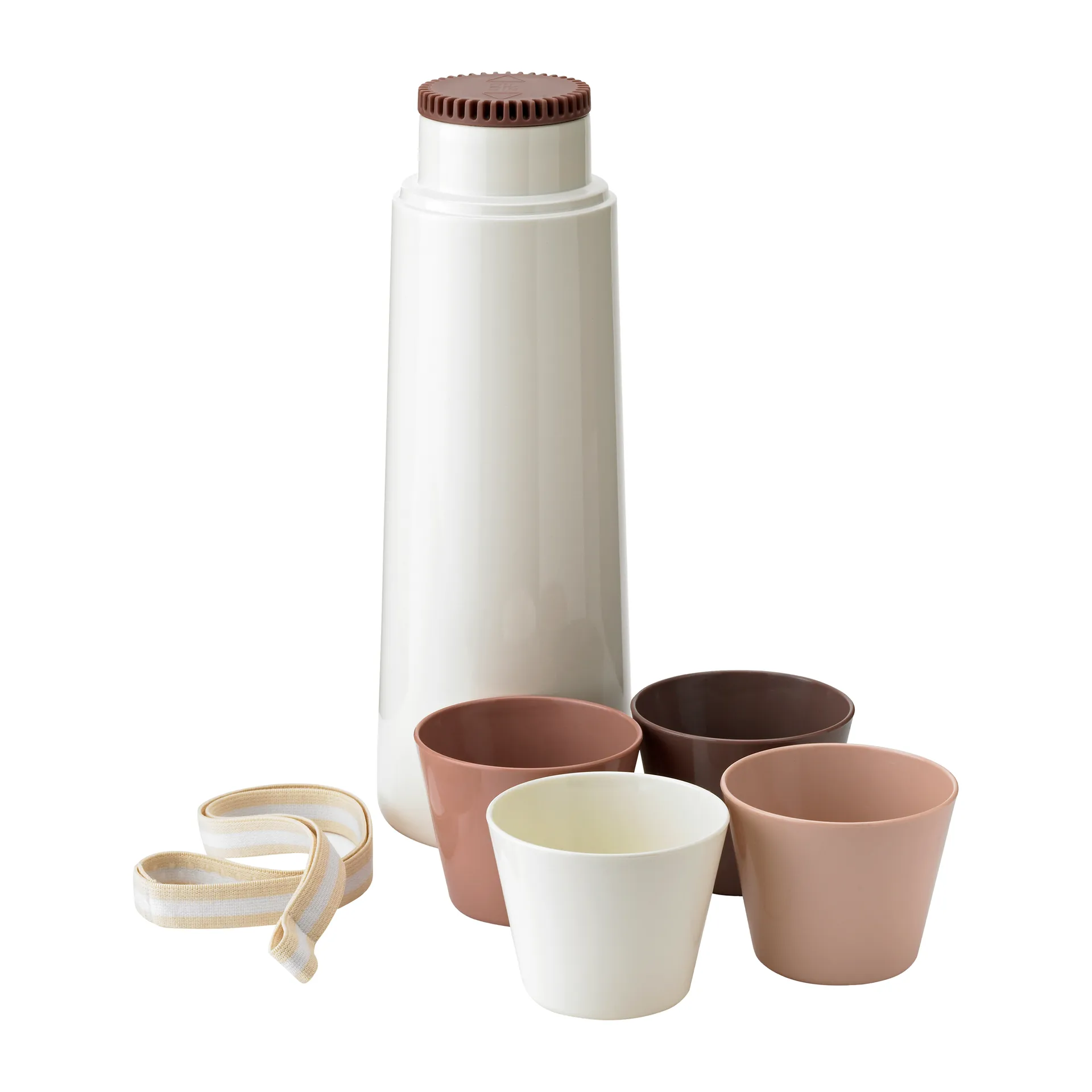 Bouteille isotherme avec 4 tasses PICNIC, Blossom RIG-TIG