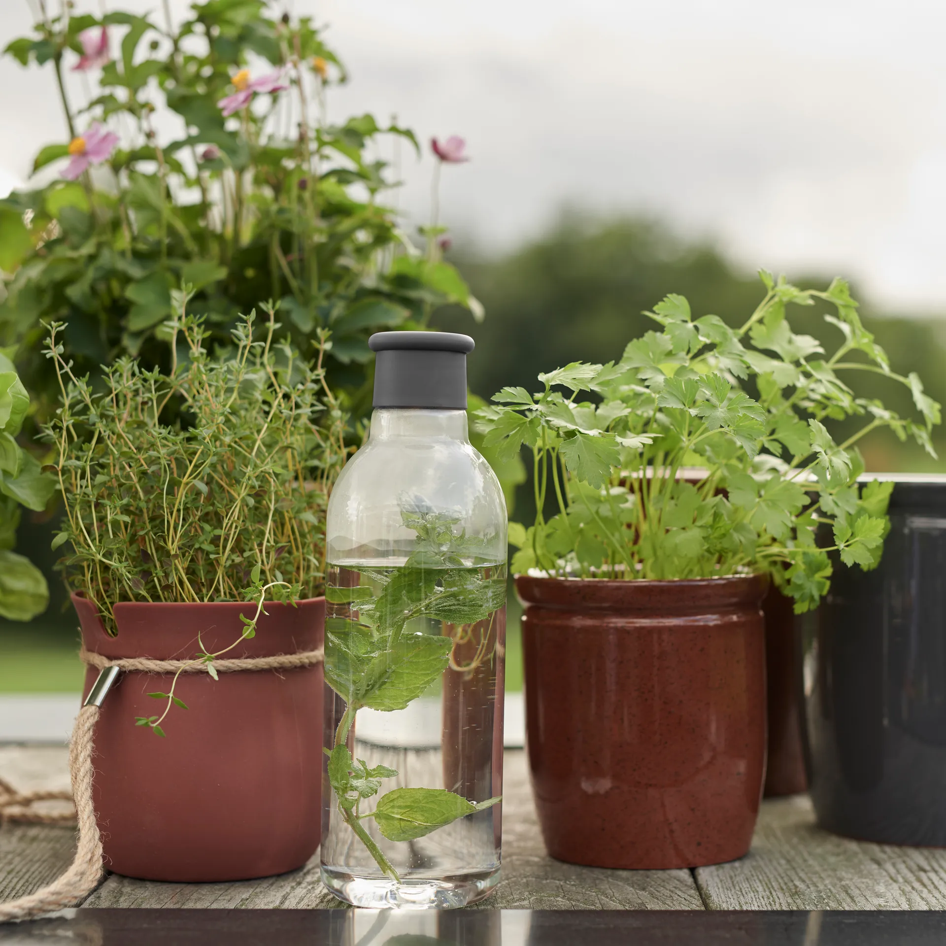 Bouteille pour eau DRINK-IT 0,75 l, Gris RIG-TIG