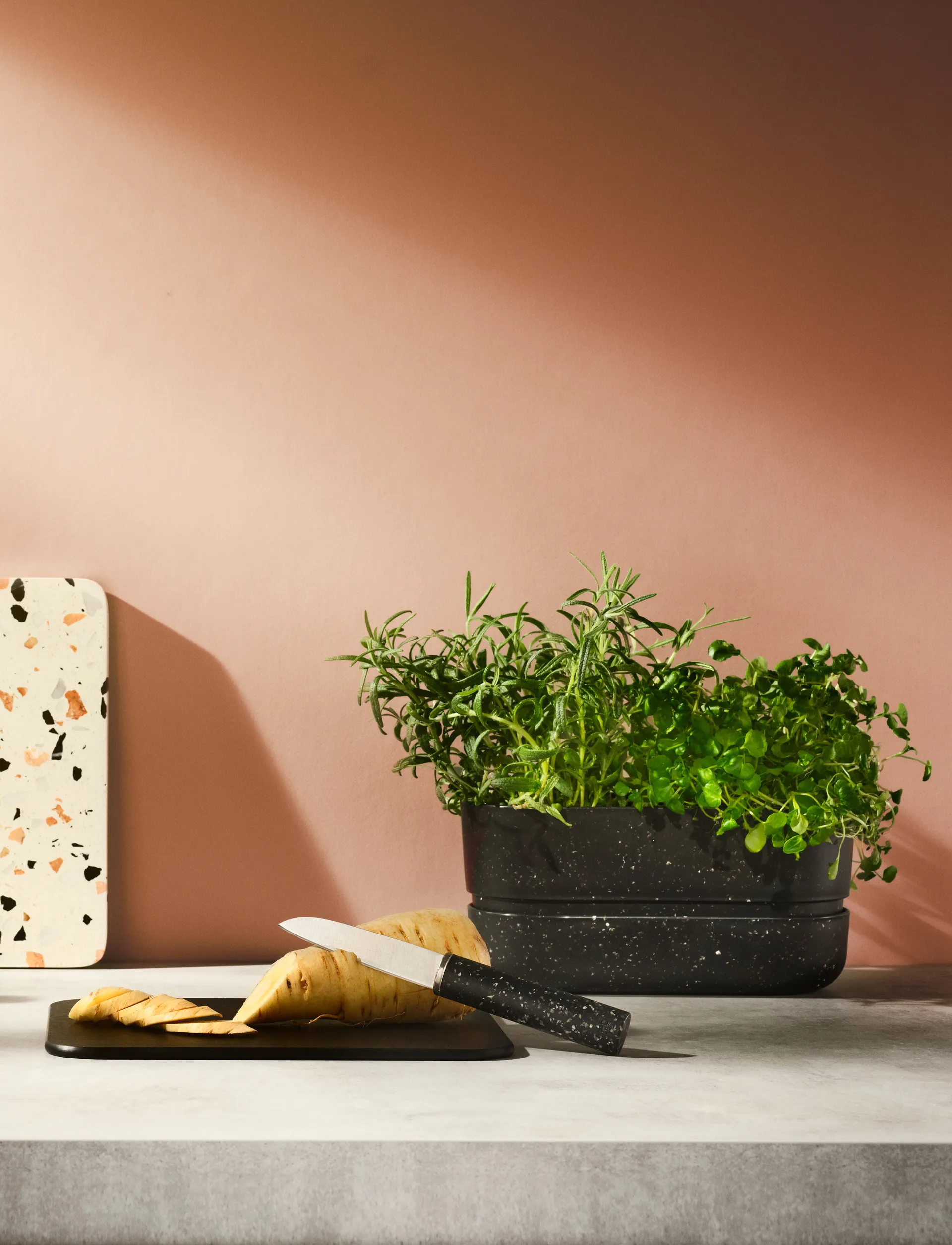 Couteau éplucheur REDO 18,8 cm, Black RIG-TIG