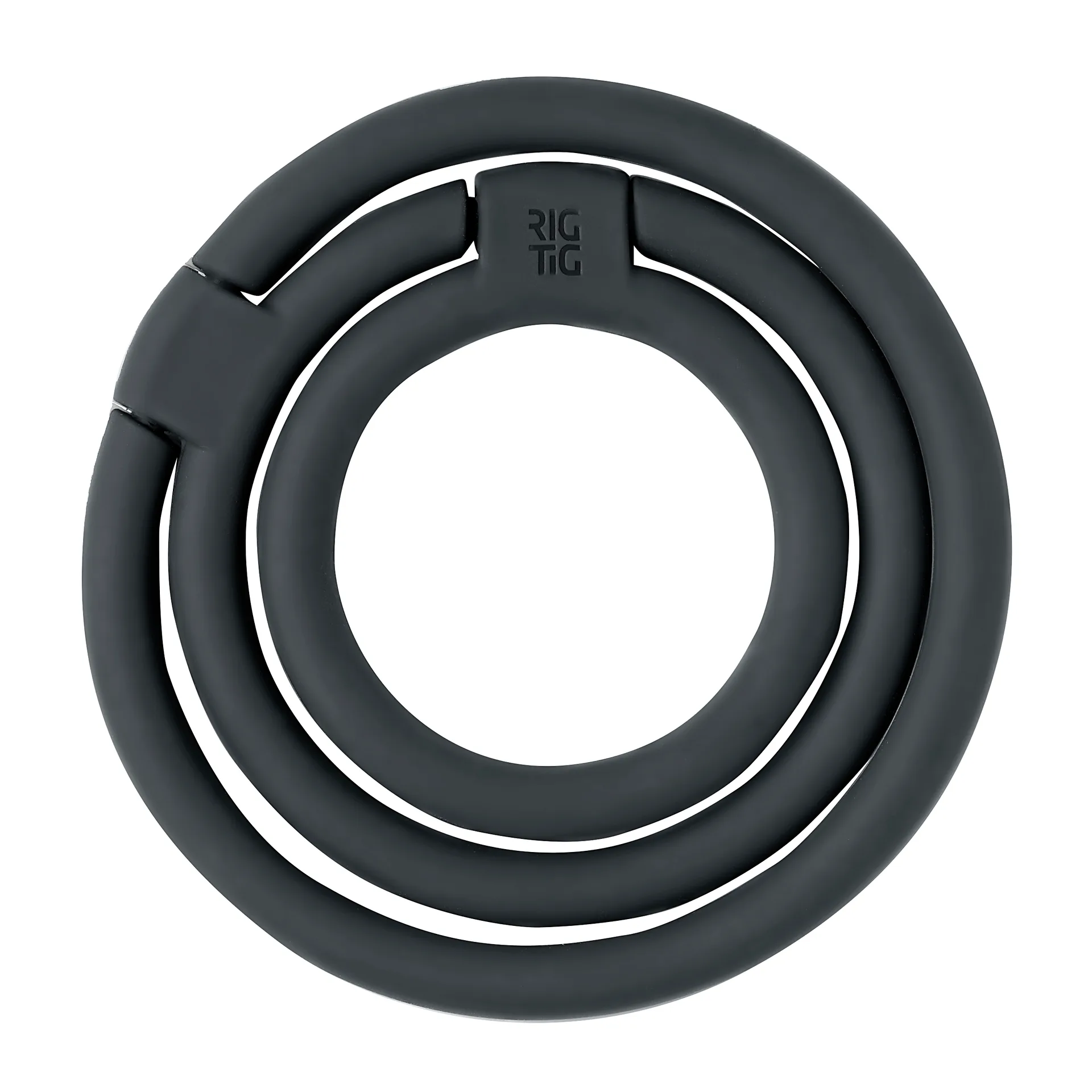 Dessous de plat CIRCLES Ø13 cm, Noir RIG-TIG