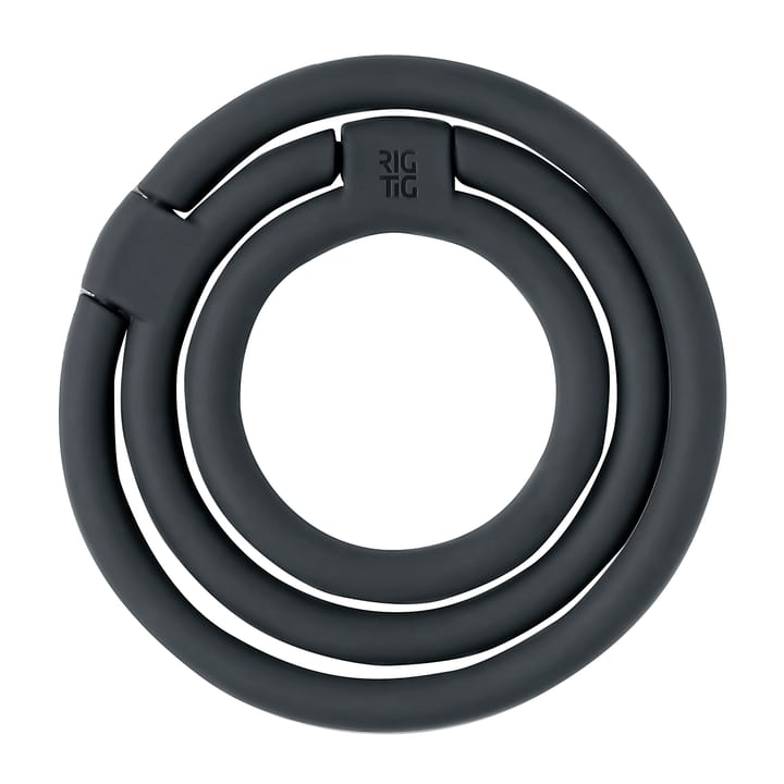 Dessous de plat CIRCLES Ø13 cm - Noir - RIG-TIG