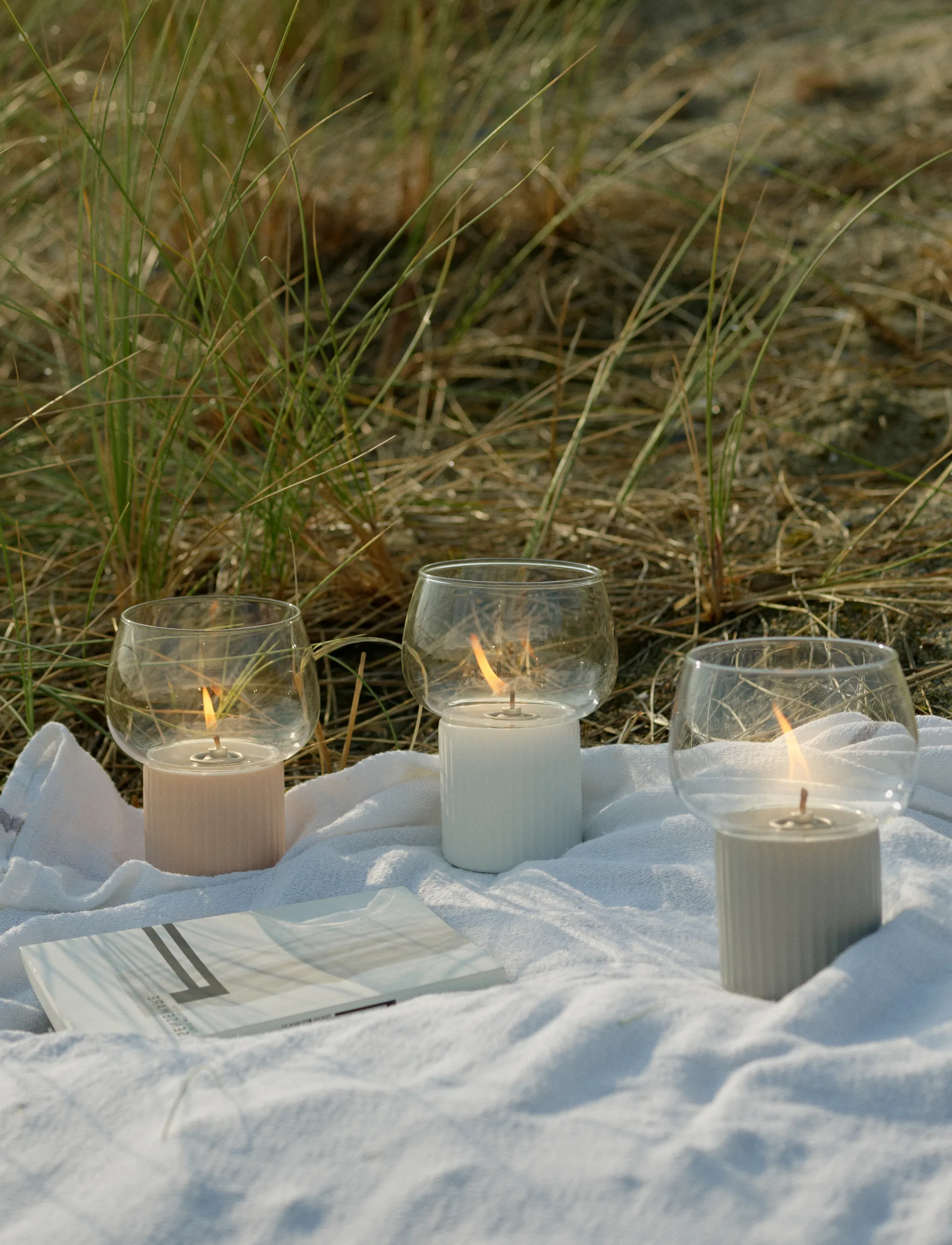 Lampe à huile ouragan HYGGE 16 cm, Blanc RIG-TIG