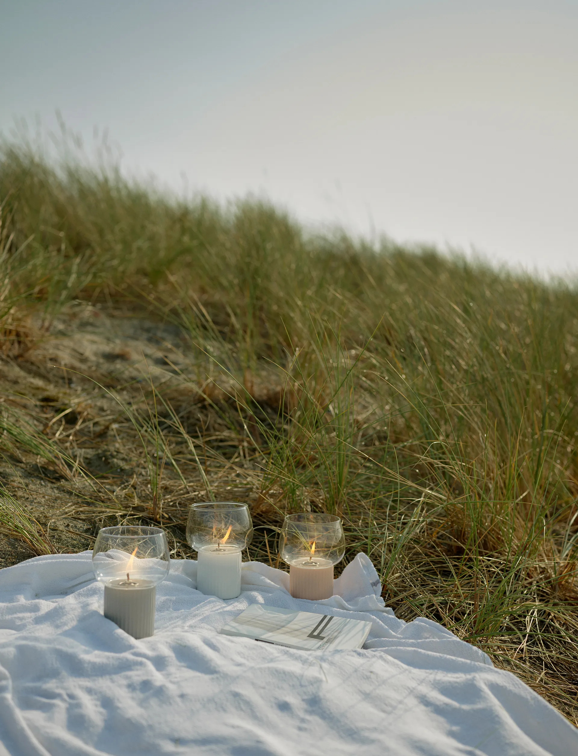 Lampe à huile ouragan HYGGE 16 cm, Blanc RIG-TIG