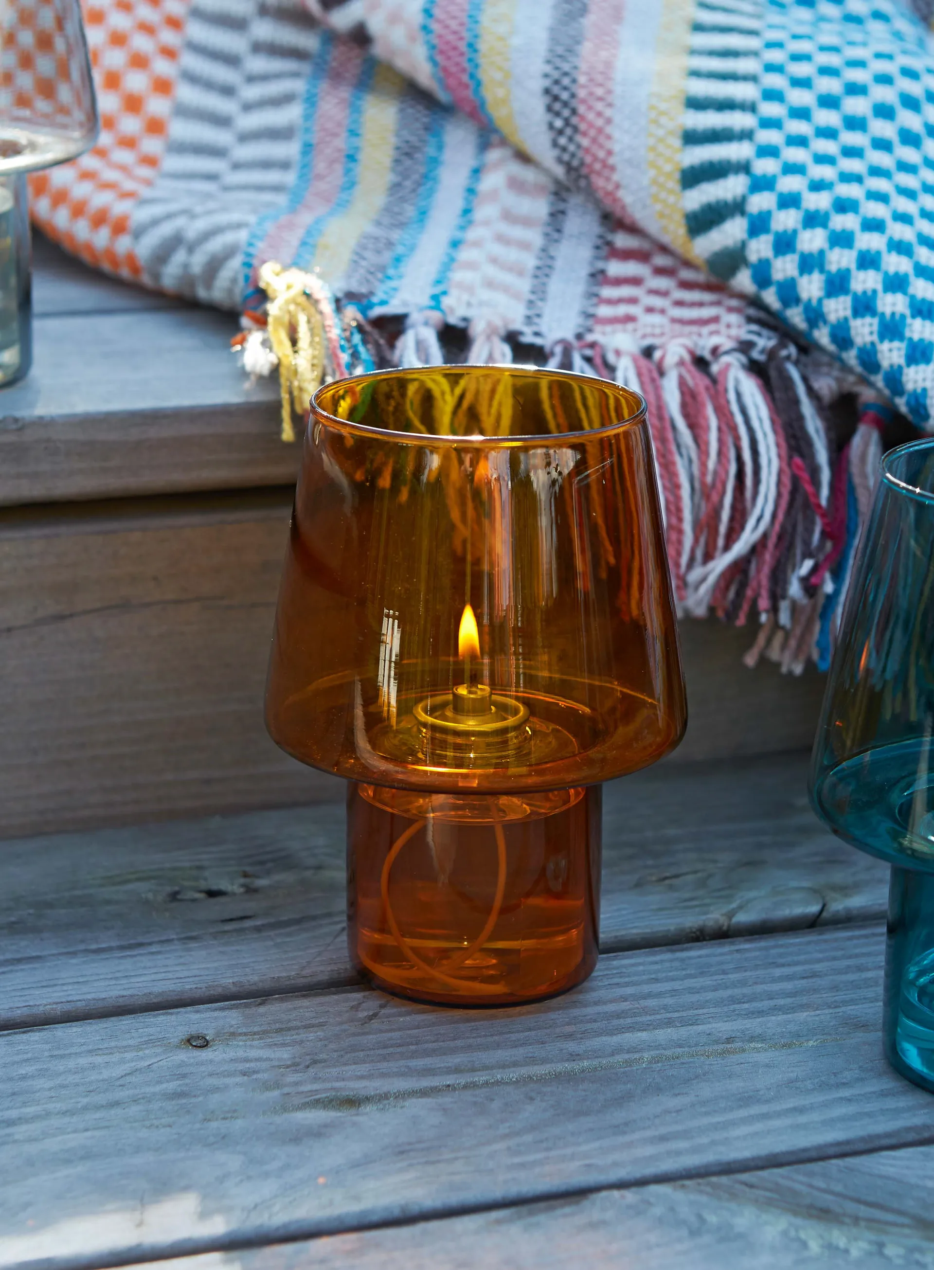 Lampe à huile VIVA 16,5 cm, Amber RIG-TIG