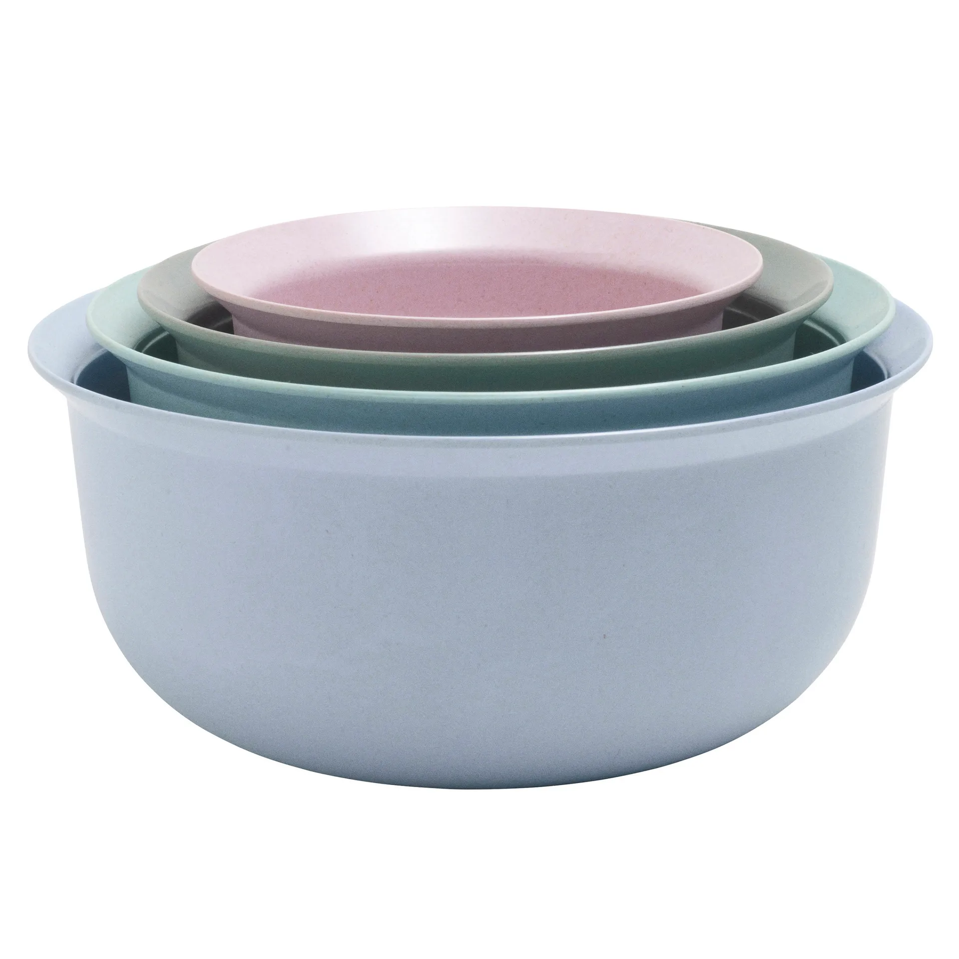 Lot de bols MULTI 4 pièces, Bleu-vert-rose RIG-TIG