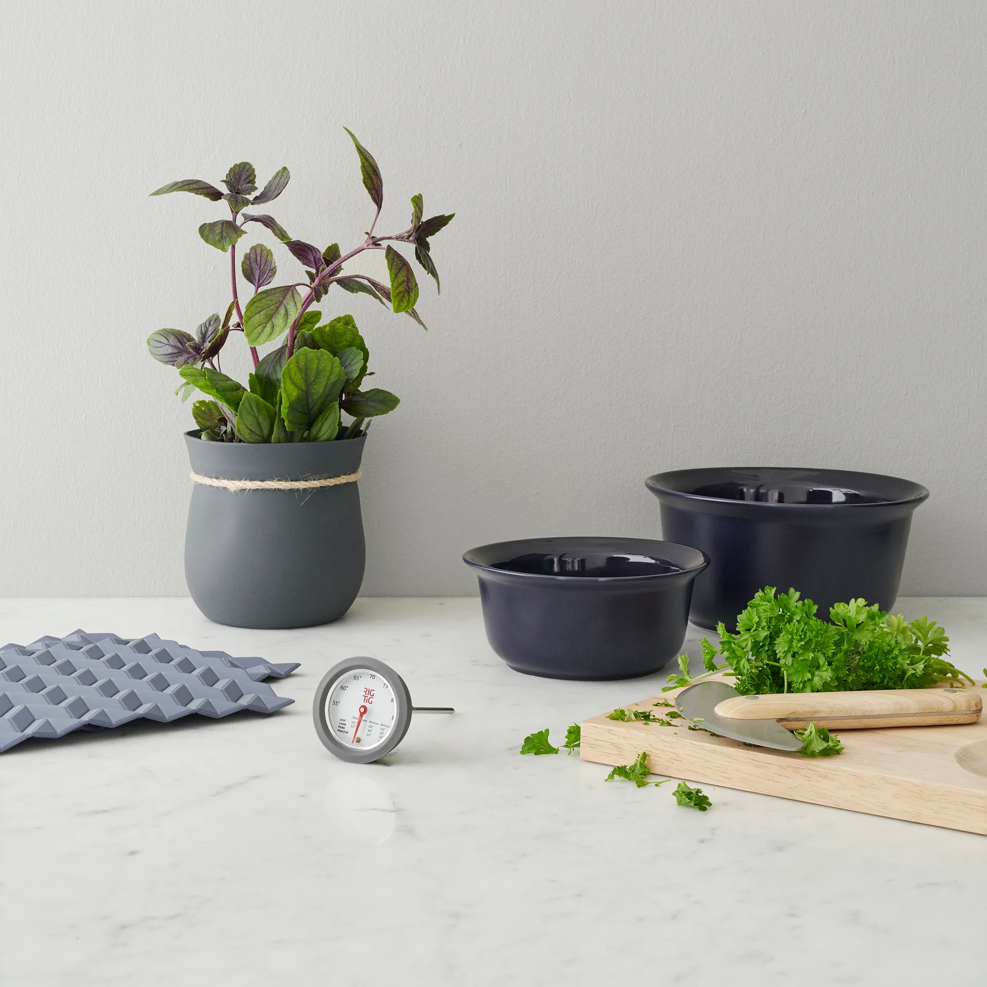 Manique HOLD-ON lot de 2, gris clair RIG-TIG