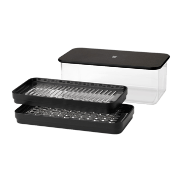 Râpe à fromage avec récipient GRATE-IT - Black - RIG-TIG