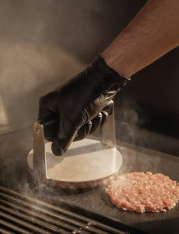 TOOL IT presse à burger - Noir, Ø13,9 cm - RIG-TIG