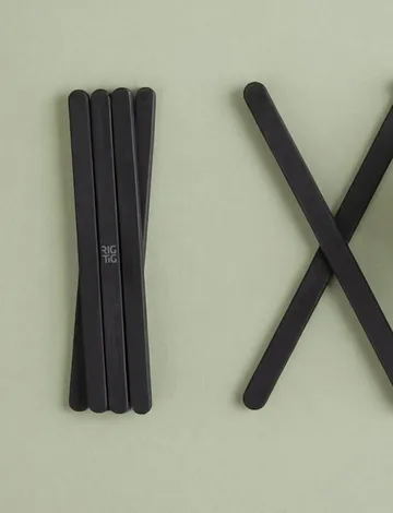 TRIX dessous de plat - Noir, 20,7 cm - RIG-TIG