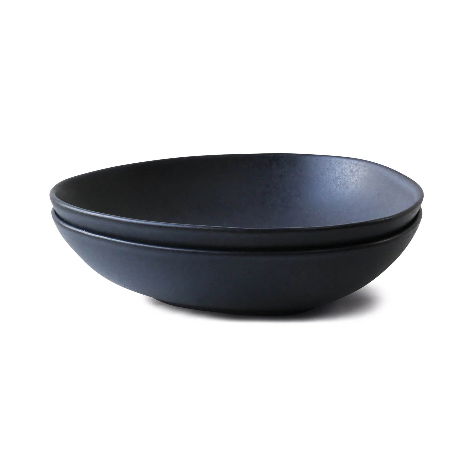 Deep plate no.52 Lot de 2, Lava stone Ro Collection