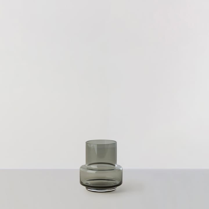 Porte-bougie Hurricane No 25, Gris fumé Ro Collection
