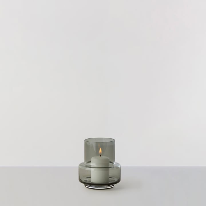 Porte-bougie Hurricane No 25, Gris fumé Ro Collection