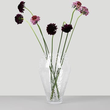 Vase en verre Crushed large - Clear - Ro Collection