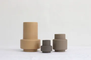 Vase Hurricane S Ø9 - Pierre sombre - Ro Collection