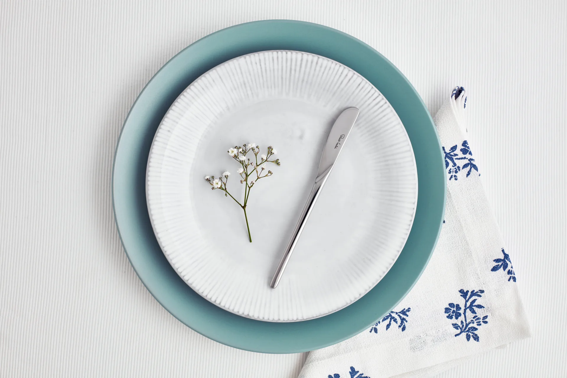 Couteau à beurre Bud Bright, Acier inoxydable Robert Welch