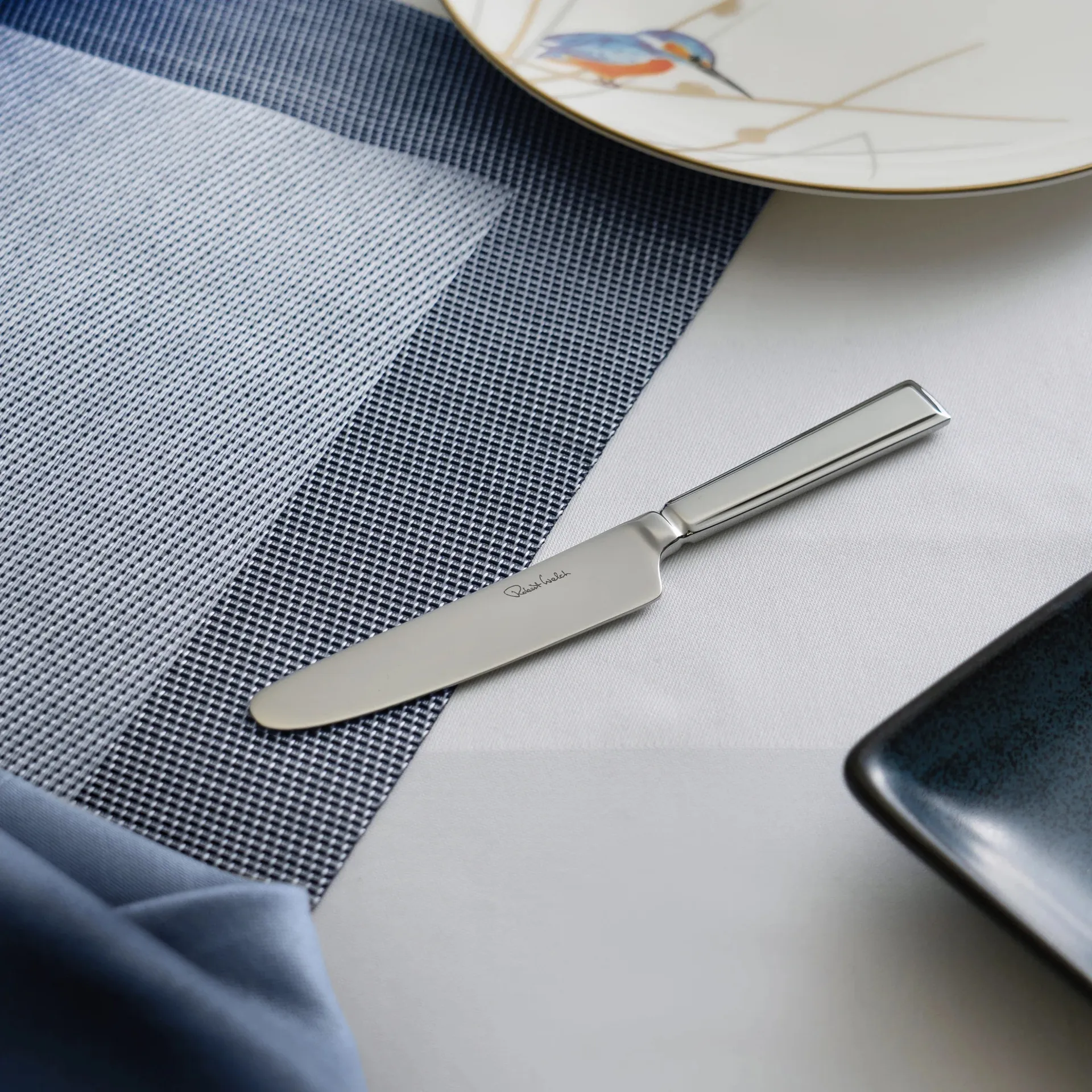 Couteau à beurre Fairford bright, Acier inoxydable, 16 cm Robert Welch