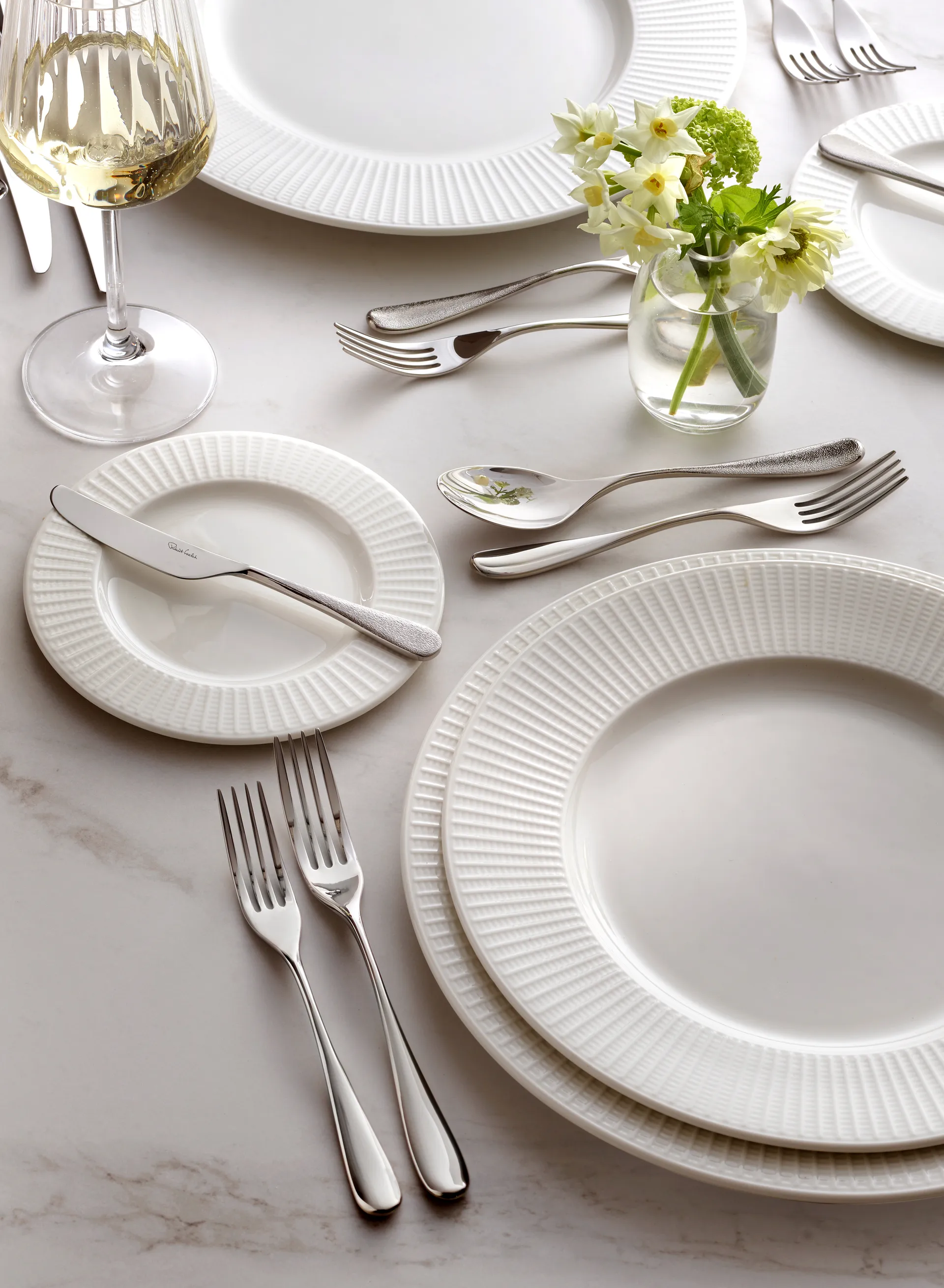 Couteau à beurre Sandstone Brillant, Acier inoxydable Robert Welch