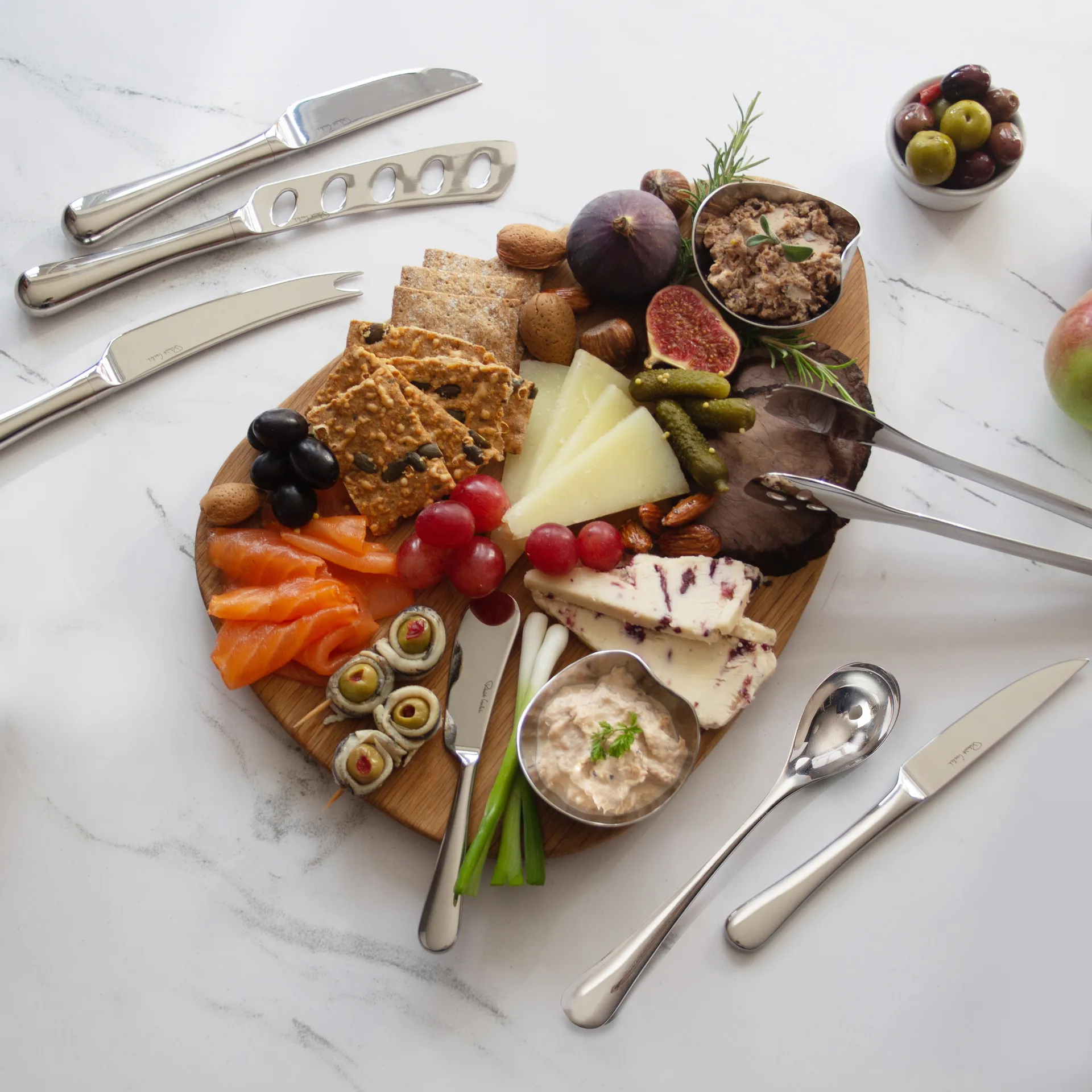 Couteau à fromage effet miroir Radford, Acier inoxydable Robert Welch