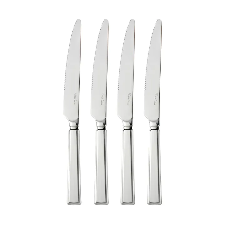 Couteau à steak Fairford bright - Acier inoxydable, lot de 4 - Robert Welch