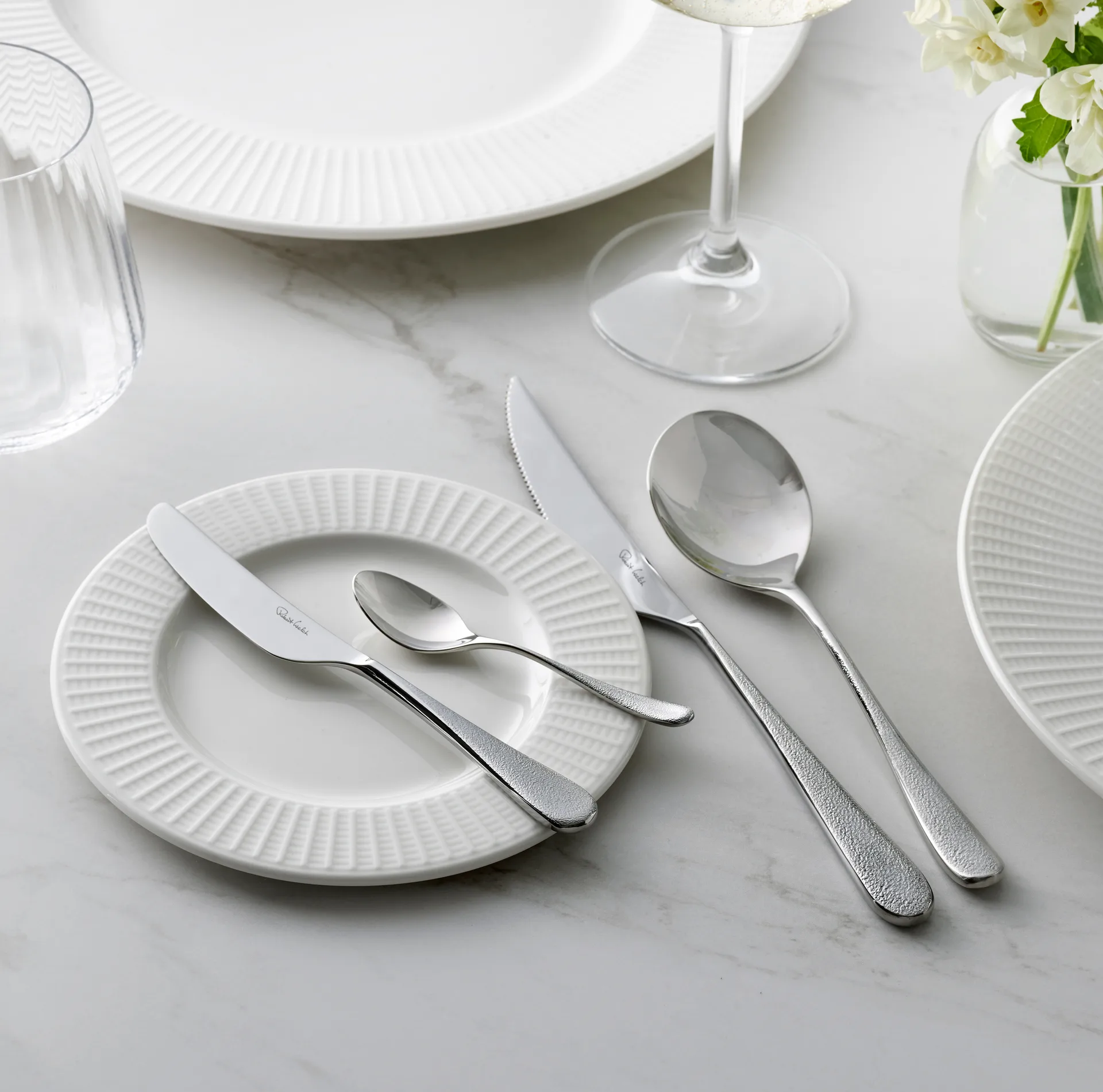 Couteau à viande Sandstone Brillant, Acier inoxydable Robert Welch