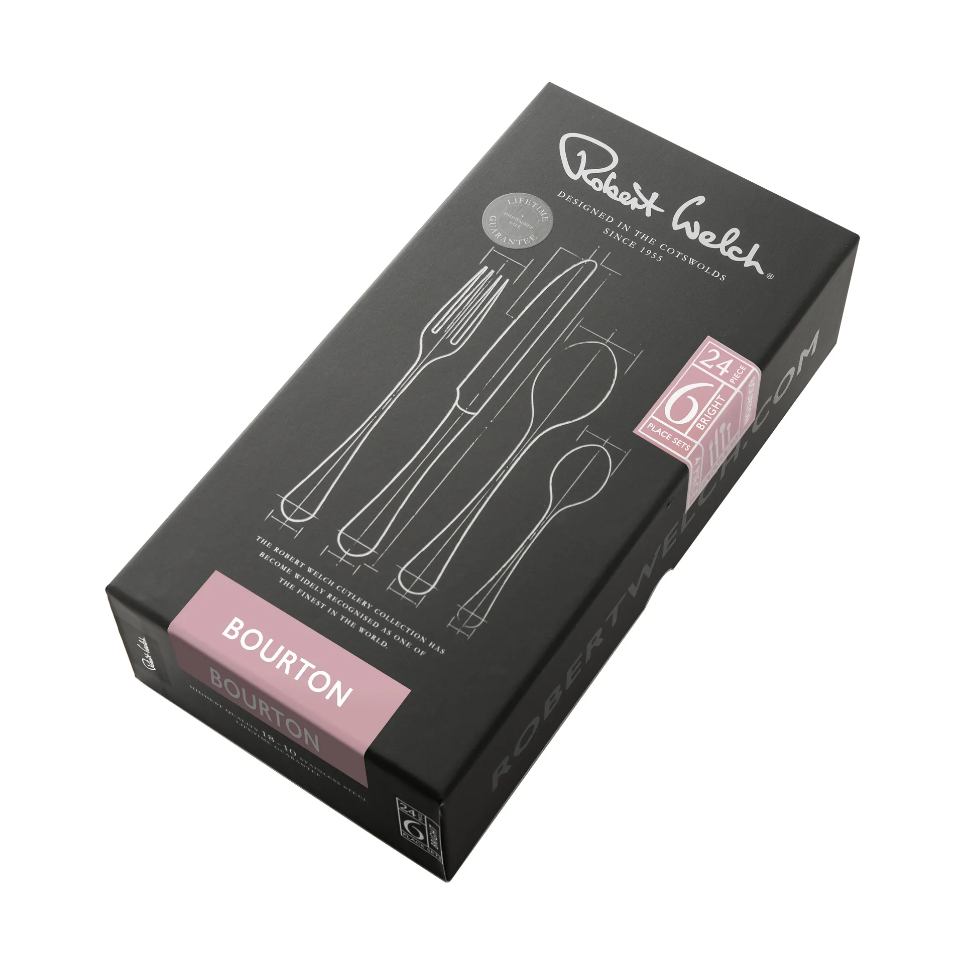Couverts Bourton Bright, 24 pièces Robert Welch