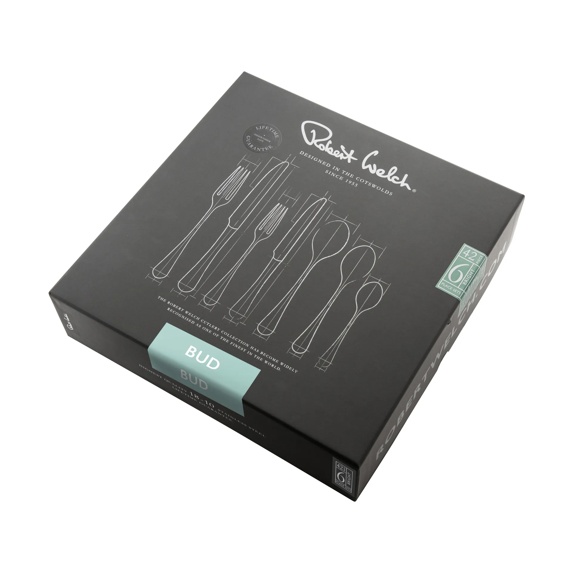 Couverts Bud Bright, 42 pièces Robert Welch