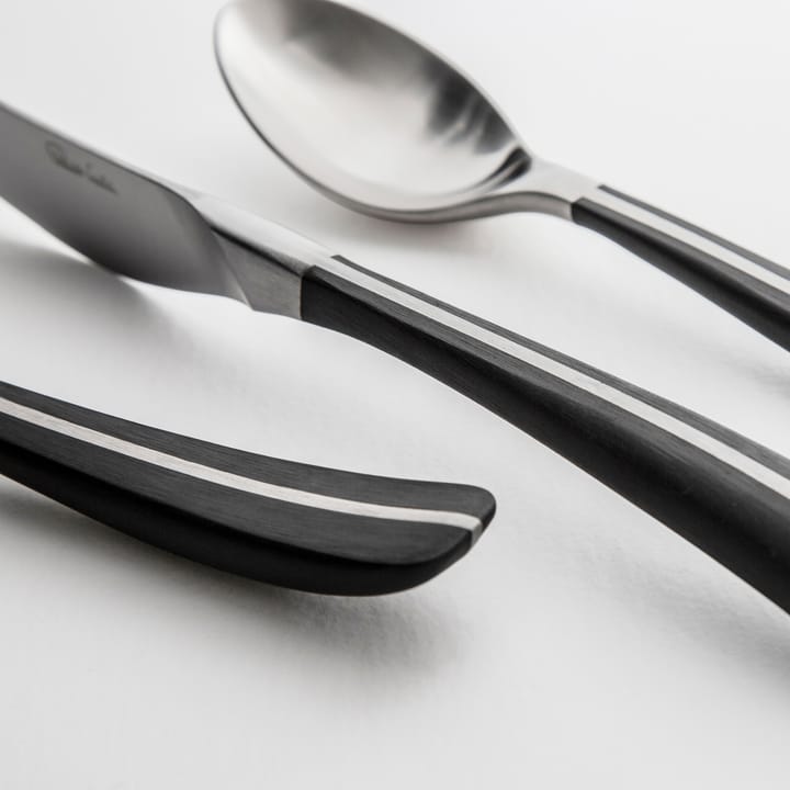 Couverts Contour 24 Pièces, Noir Robert Welch