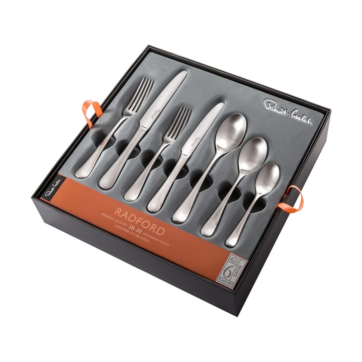 Couverts effet mat Radford, 42 pièces Robert Welch