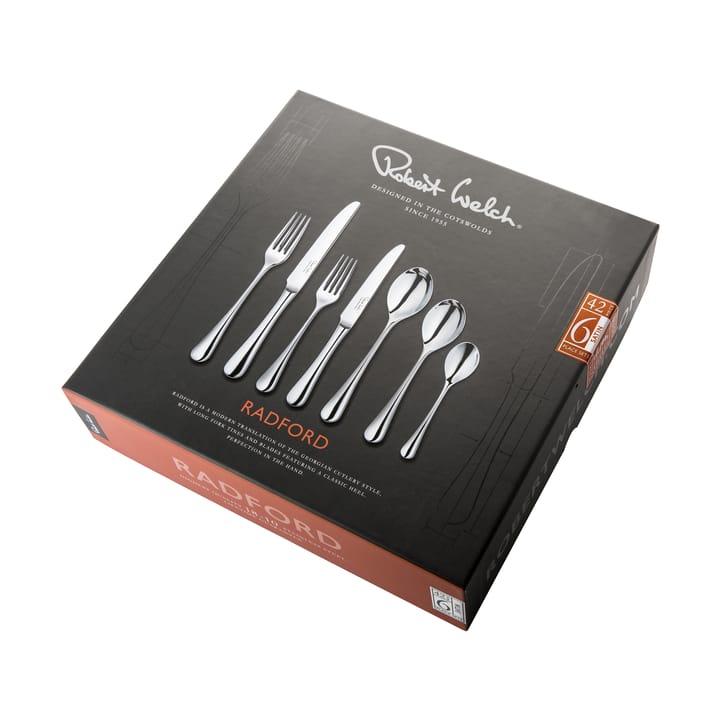 Couverts effet mat Radford, 42 pièces Robert Welch