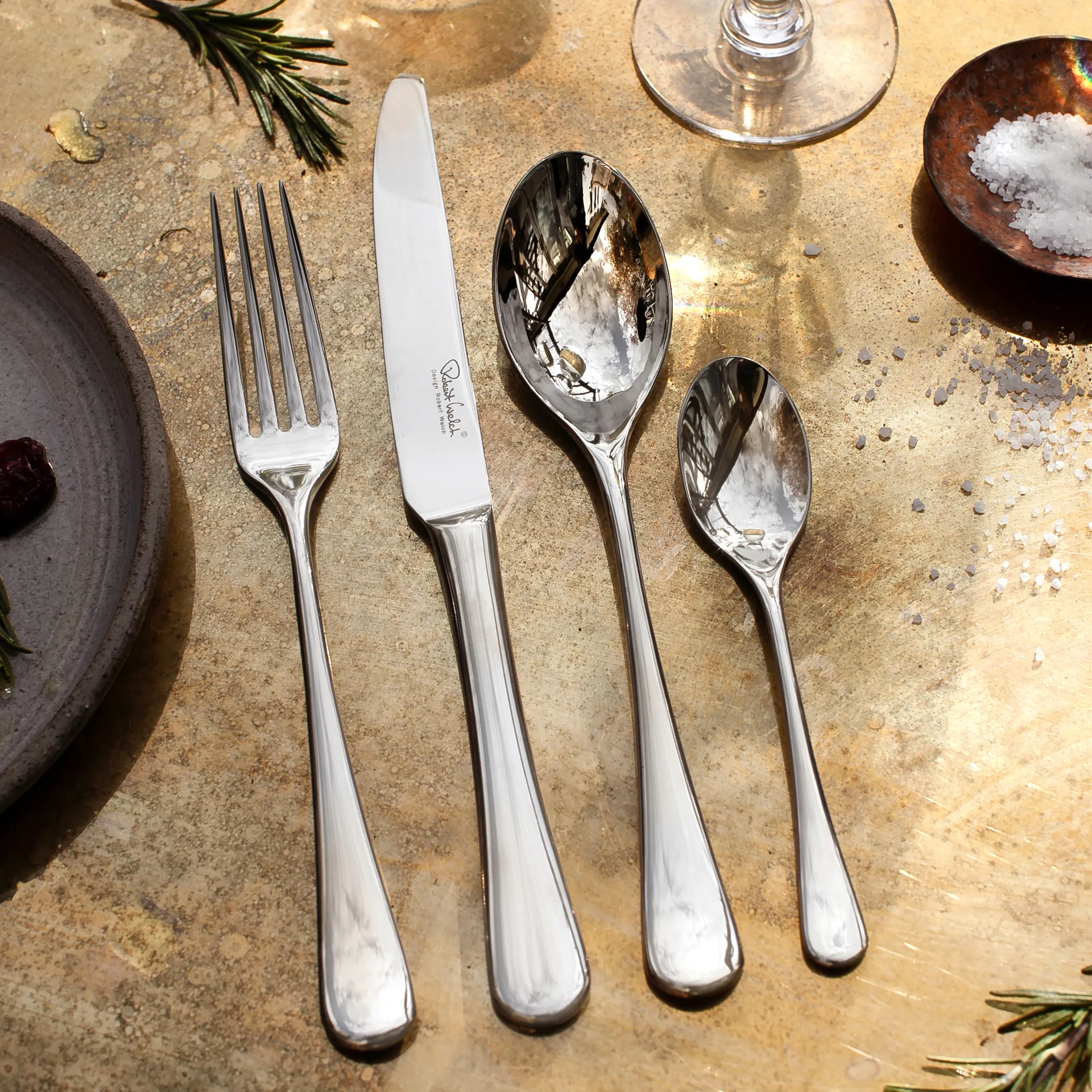 Couverts effet miroir Radford, 24 pièces Robert Welch