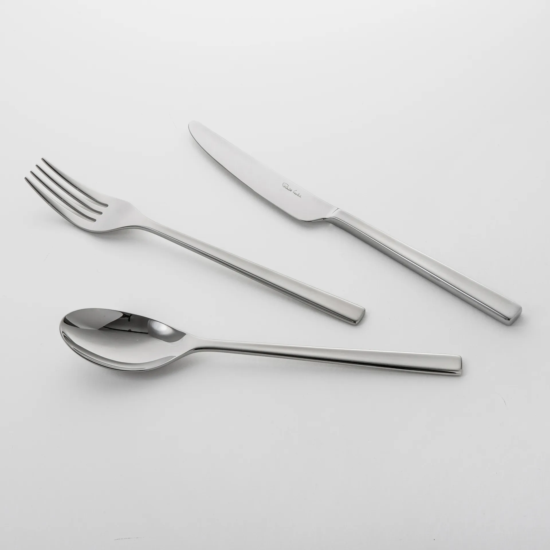 Cuillère à dessert Blockley Brillant, Acier inoxydable Robert Welch