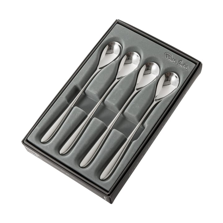 Cuillère à latte Bourton Bright 4 pièces, Acier inoxydable Robert Welch
