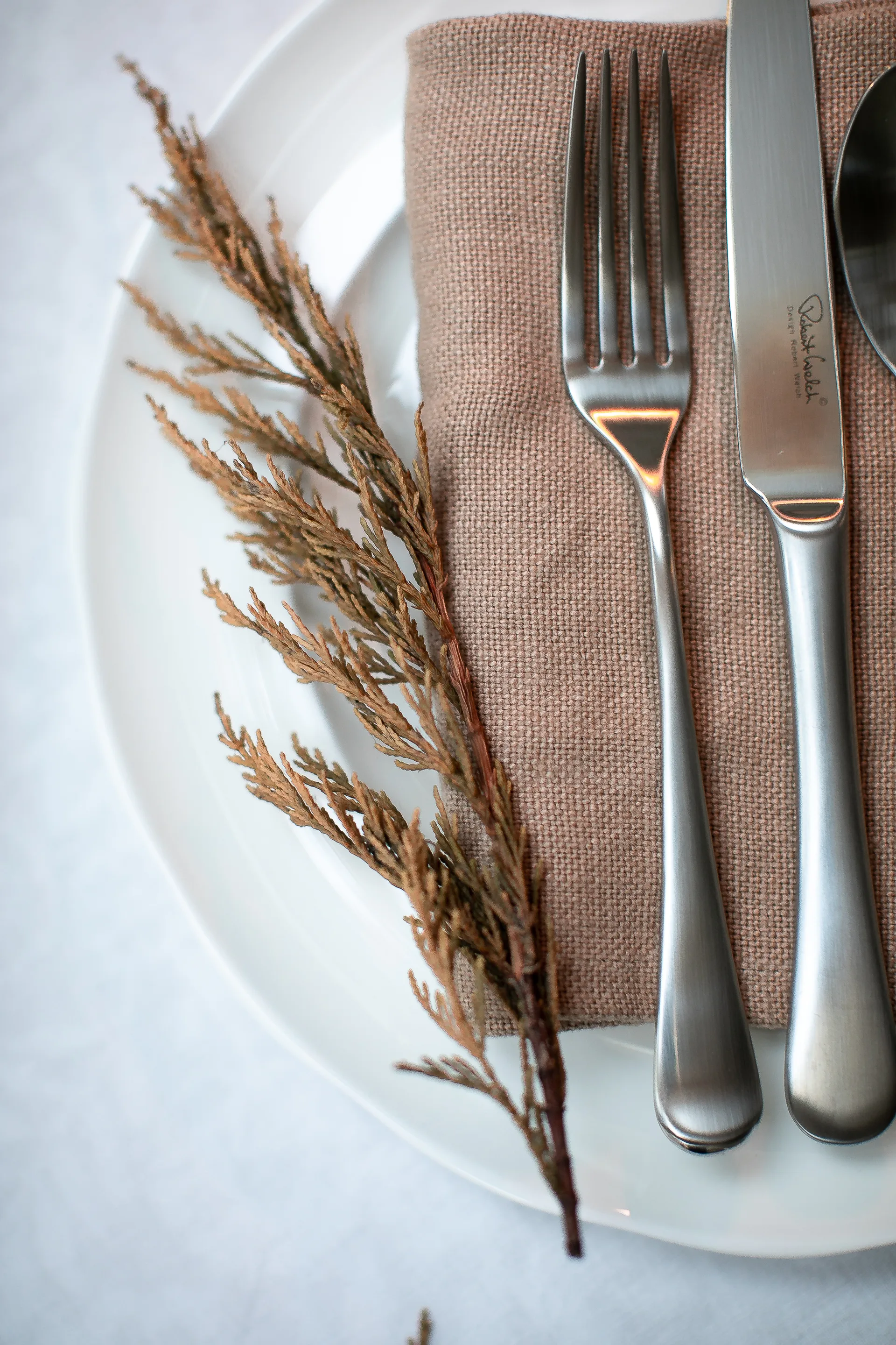 Fourchette à entrée effet mat Radford, Acier inoxydable Robert Welch