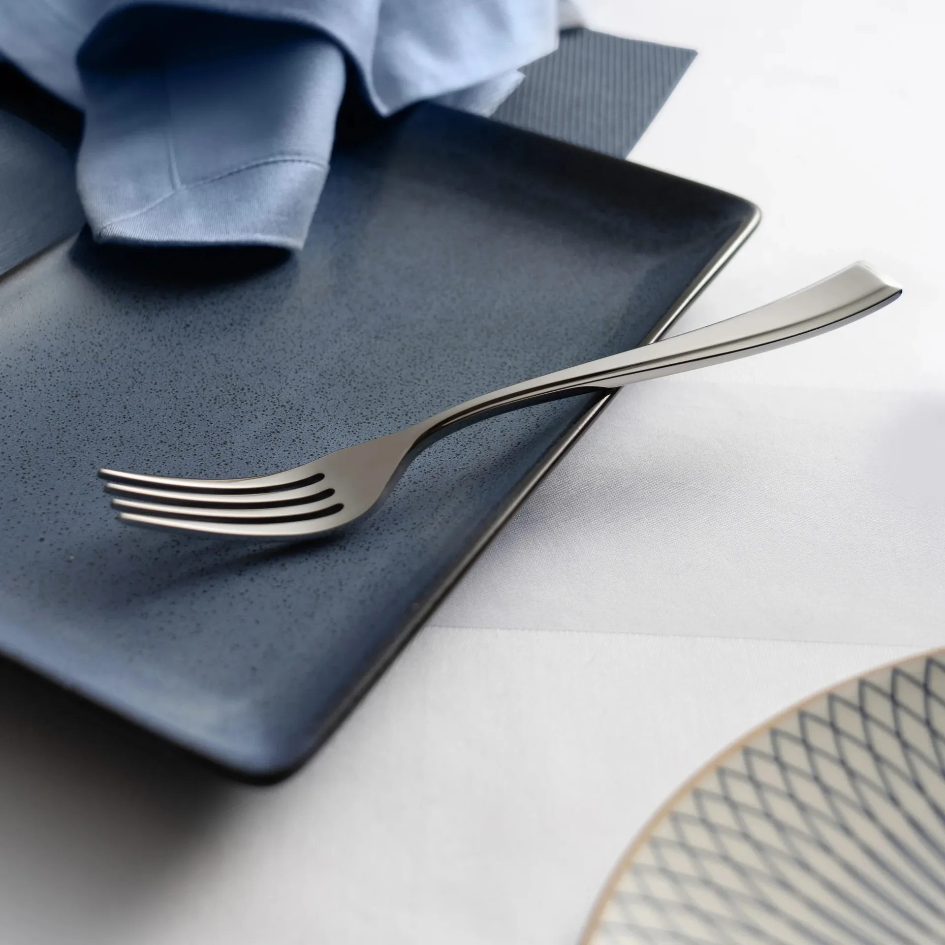 Fourchette Fairford bright, Acier inoxydable, 20,2 cm Robert Welch