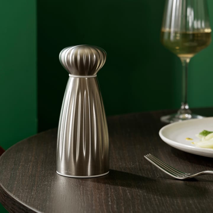 Moulin à sel Palm satin acier inoxydable 16,8 cm, Blanc Robert Welch
