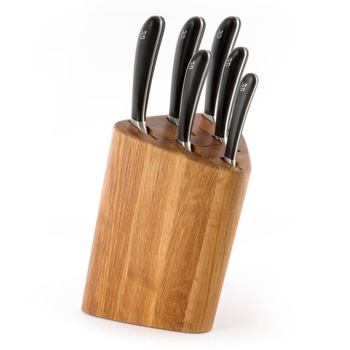 Range-couteaux Signature Prism Oak Set 7 Pièces - Chêne - Robert Welch