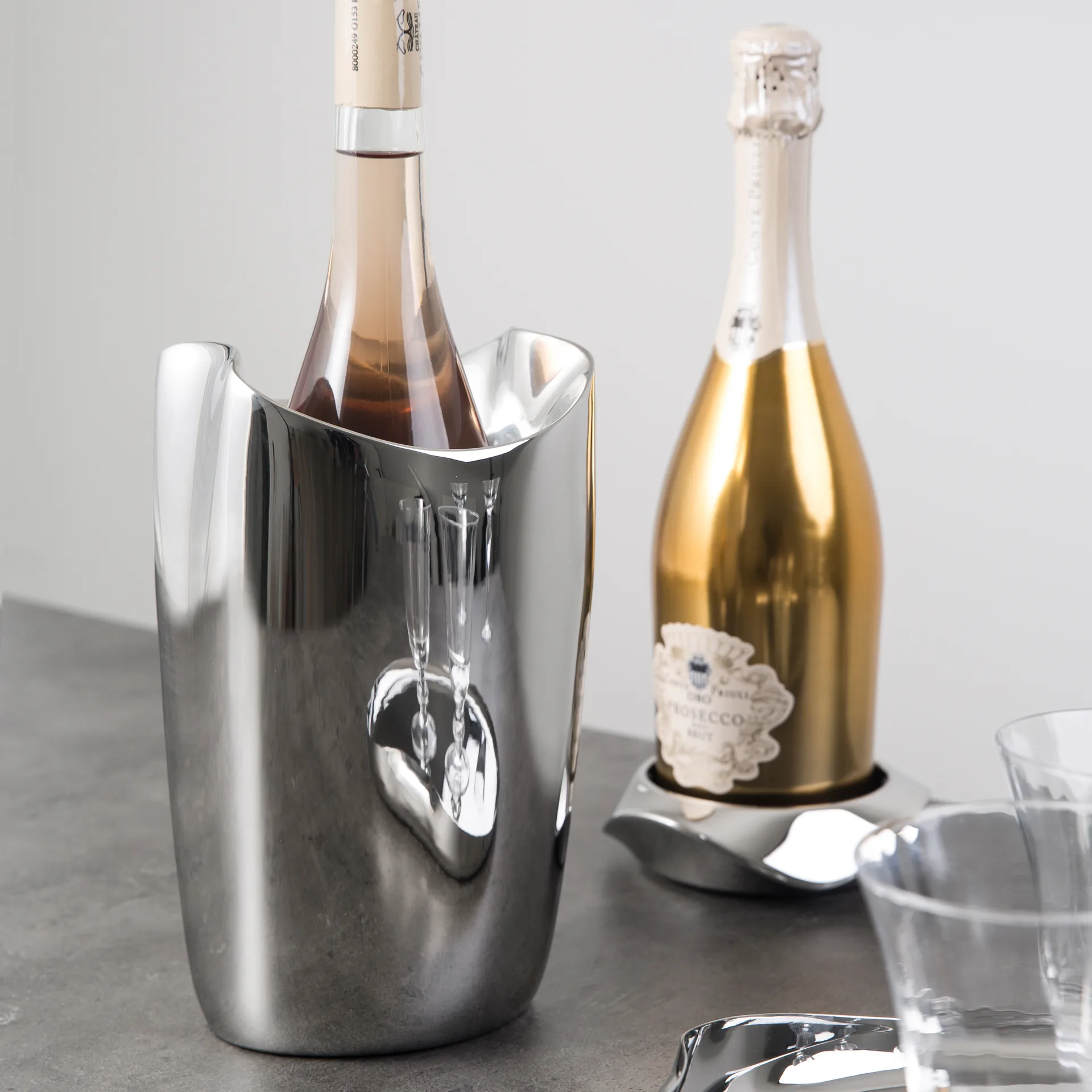 Refroidisseur de vin à double paroi Drift, Acier inoxydable Robert Welch